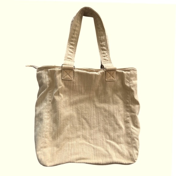 Levi's Tan Denim Shoulder Bag, Purse, Tote, Festival, Boho, Cottagecore, Hippie - Picture 3 of 12